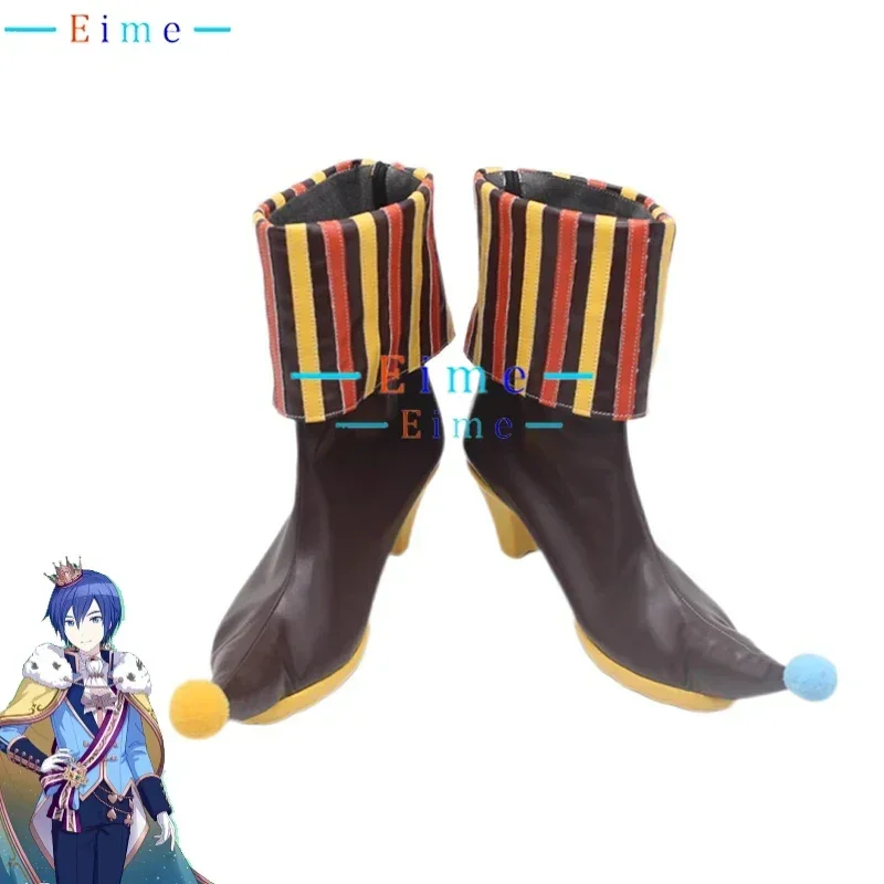 

Обувь для косплея Kaitoo, ботинки для косплея PJSK, обувь на высоком каблуке из искусственной кожи, реквизит для Хэллоуина и карнавала, изготовленные на заказ