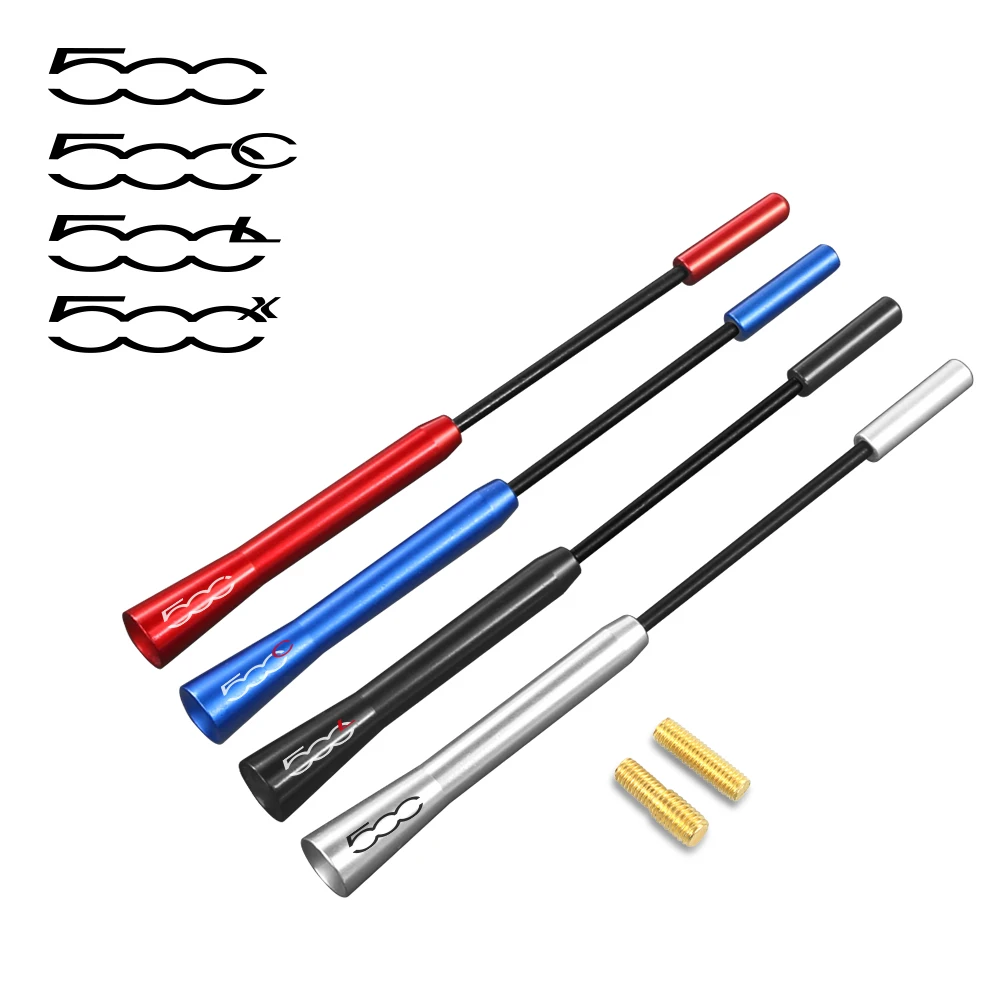 هوائي هوائي راديو السيارة لشركة فيات ، أدوات اكسسوارات السيارات قابل للتعديل ، إشارة قوية طويلة ، 17 سنتيمتر ، فيات 500 ، 500C ، 2012 ، 500X ، 500L ، Abarth 695 #2