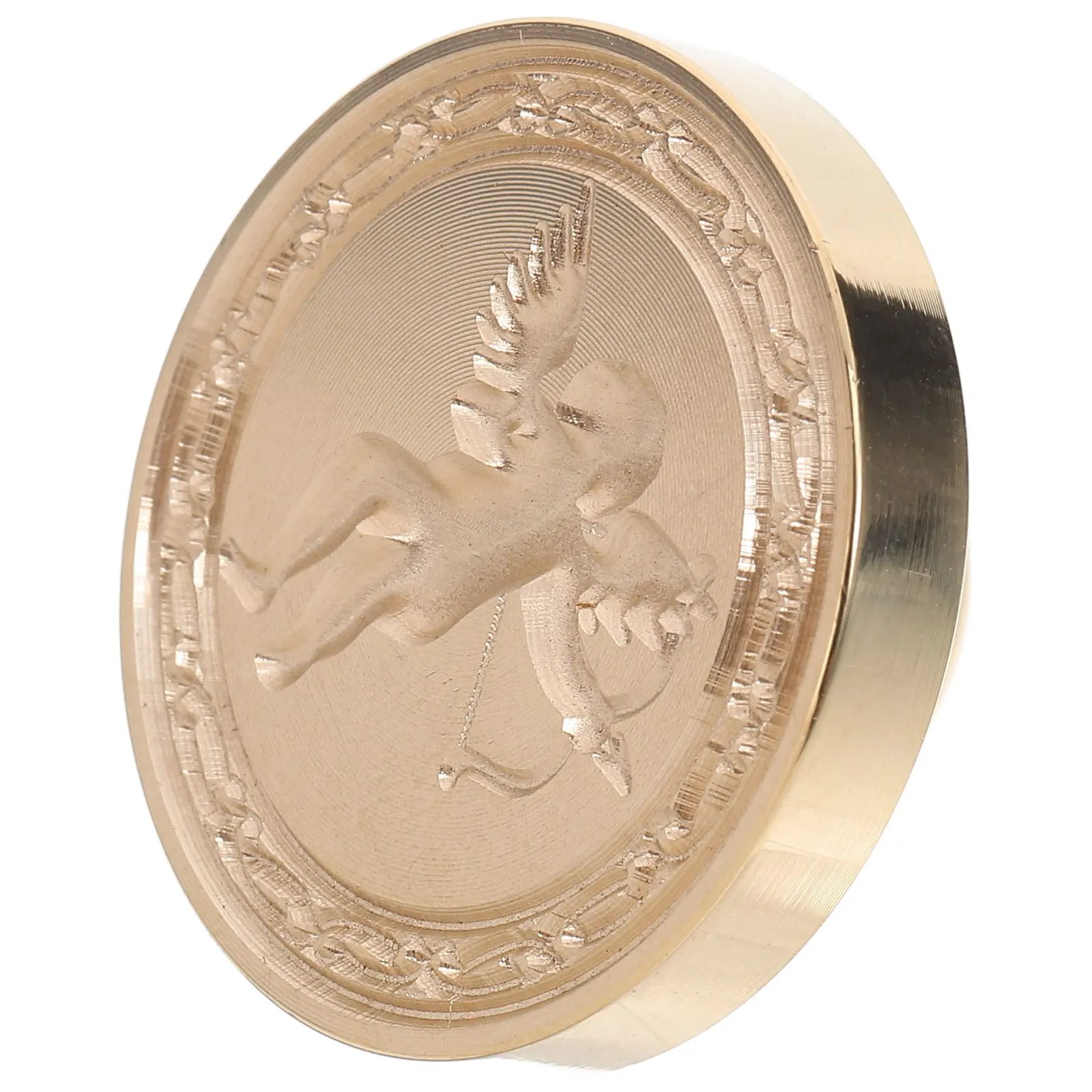 

1pc Angel Seal Brass Wax Head Sealing Tool Envelope Invitation Wine Bag Card Glass Plastic Gift Packing Creative