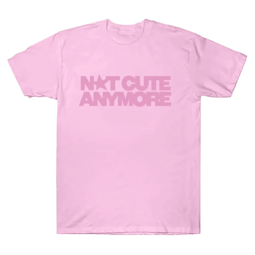 Not Cute Anymore T-Shirts Girl Band T-Shirt Koreanische Mode Sommer Damen Kurzarm Lässige Lustige Sommer-T-Shirts – Detail 3