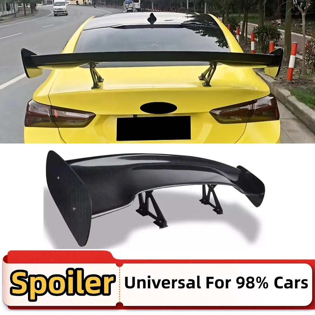 

Universal Sedan Cars 145cm Fit Mostly Vehicle GT Style Styling Rear Trunk Lip Spoiler Wing Racing Tuning Accessories Body Kit