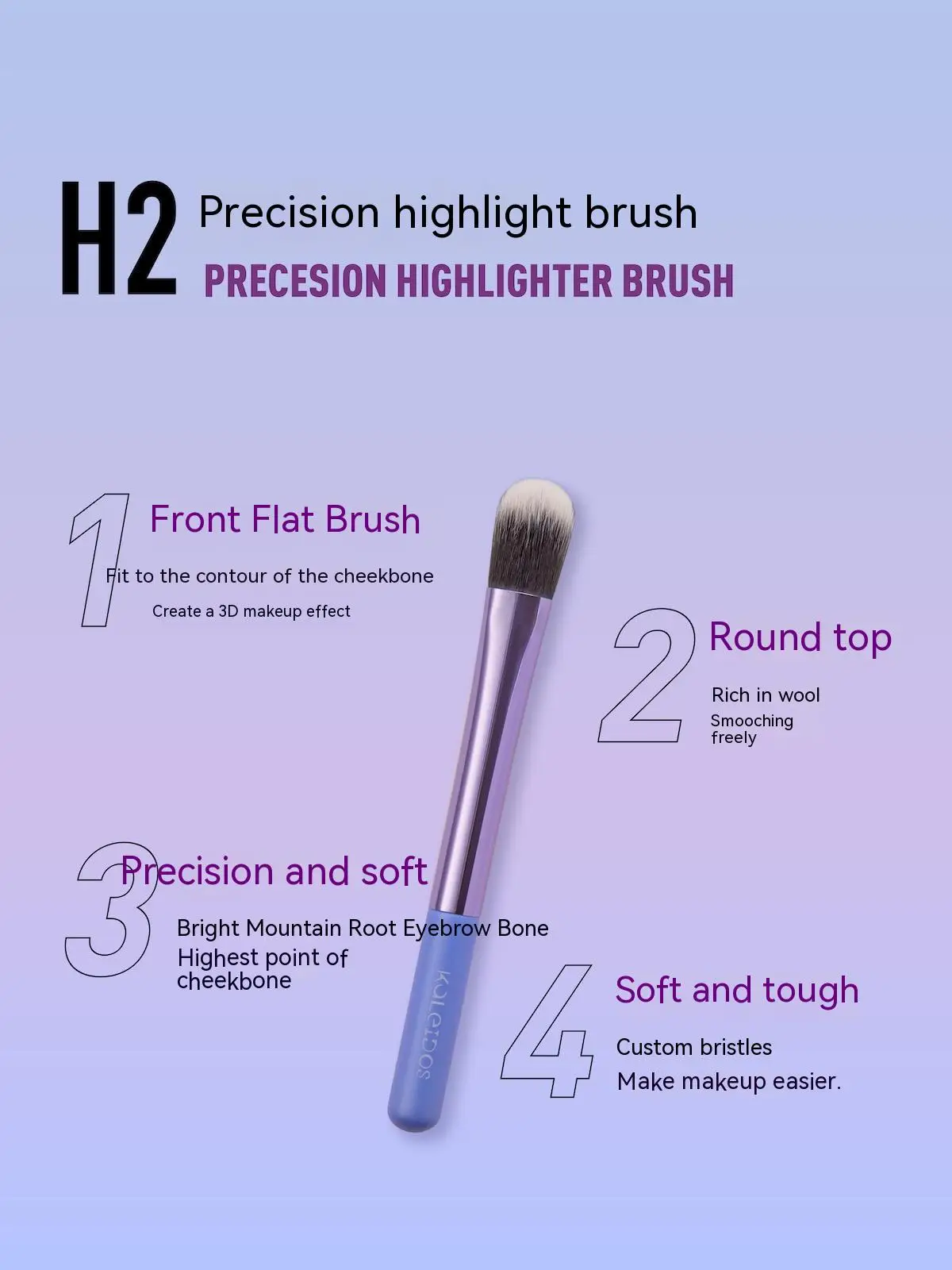 Kaleidos Single Highlight Cream Glitter Brightening 3d Contouring Facial Sparkling Diamond Powder Waterlight Palette