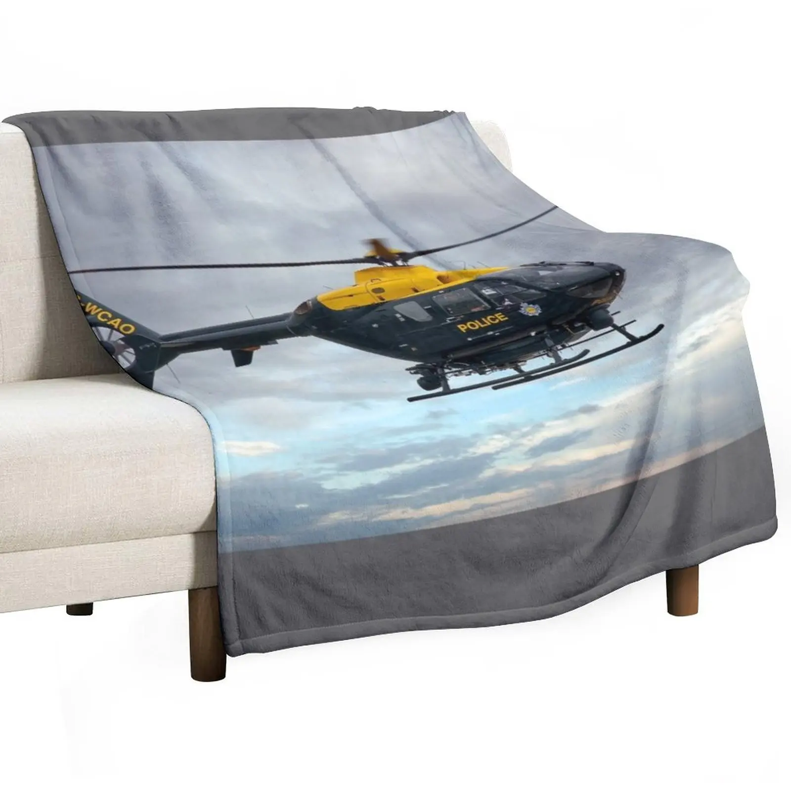 

Police Eurocopter EC135T2 Throw Blanket christmas decoration Plaid on the sofa manga Baby Blankets