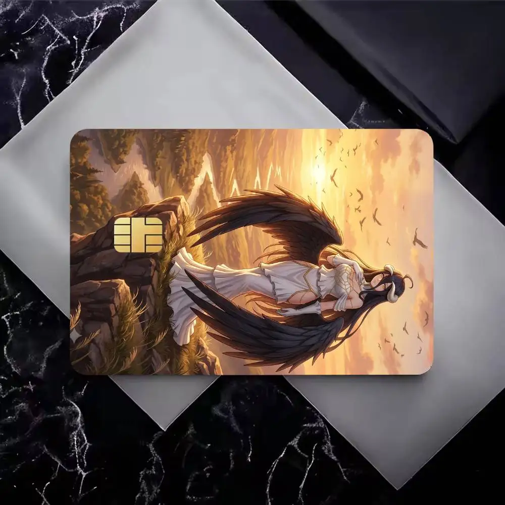 Albedo High‑Res Game Chip Decals Credit Card Mini Waterproof Vinyl Ornament Useful Gift