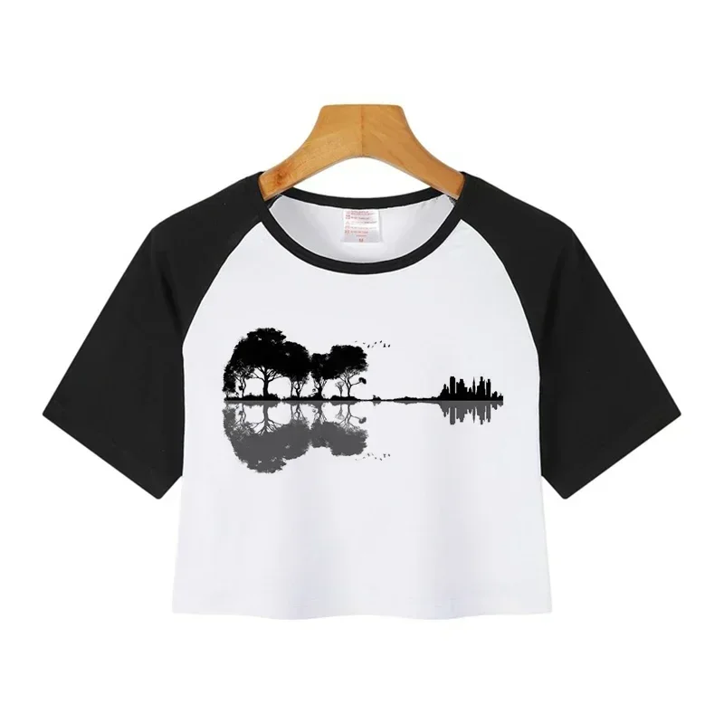 Tops cortos informales de estilo coreano para mujer, Camiseta con estampado de los años 2000, Camiseta corta gótica Harajuku, camiseta estampada divertida para mujer 2000