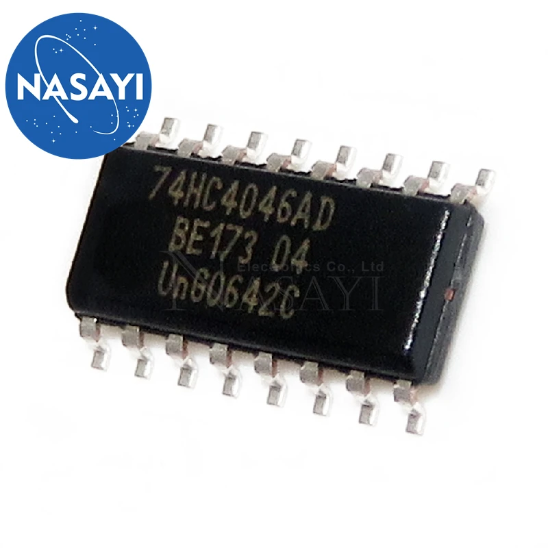 10pcs/lot HC4046 74HC4046D  74HC4046MX 74HC4046AD MC74HC4046AD  narrow original authentic SOP-16 In Stock