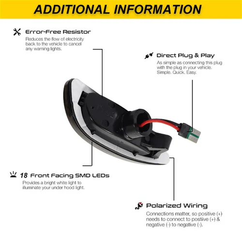 Imagen 2 del producto Luces LED dinámicas secuenciales para guardabarros delantero de coche, marcador lateral, luces de señal de giro para Hyundai Solar Verna Accent 2011-2016 y I20 2010-2022