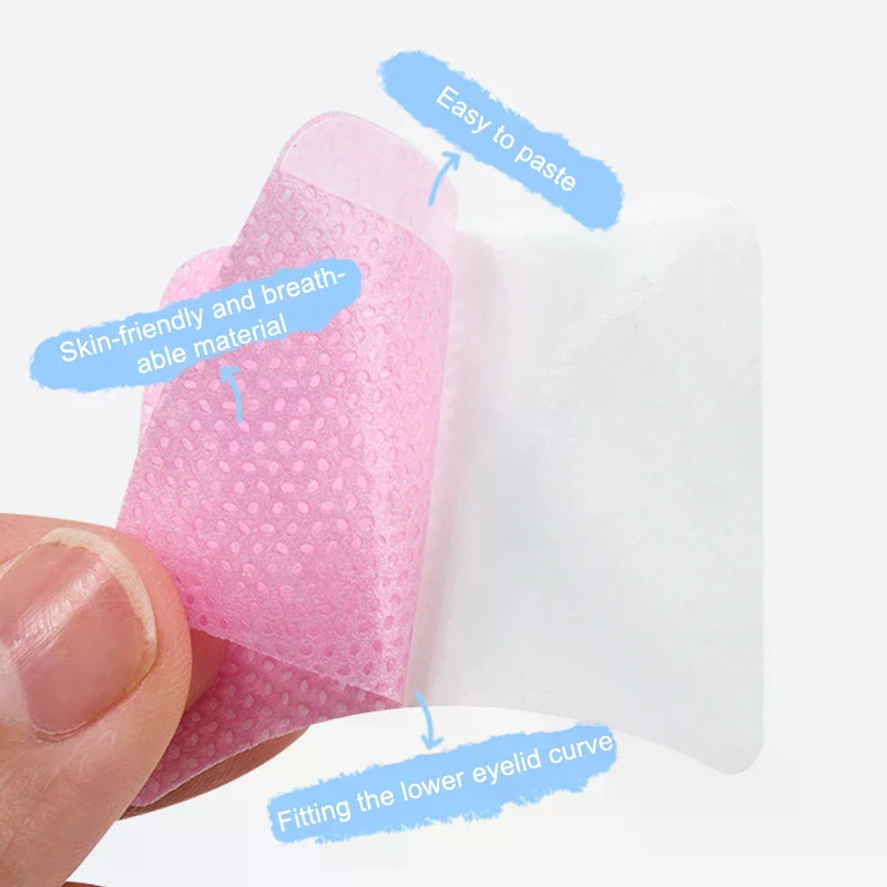40Pcs Disposable Cotton Eyelashes Patch Sticker For Removing Eyelashes Eyeshadow Shields Eye Pads Patch Eyelash Extension Makeup
