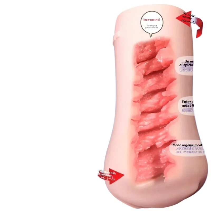 Japan Magic Eyes Spiral Dragon Twisting Anime Hip Model Male Self-Defense Device Masturbation Cup Pocket Pussy Exerciser 18 view 2