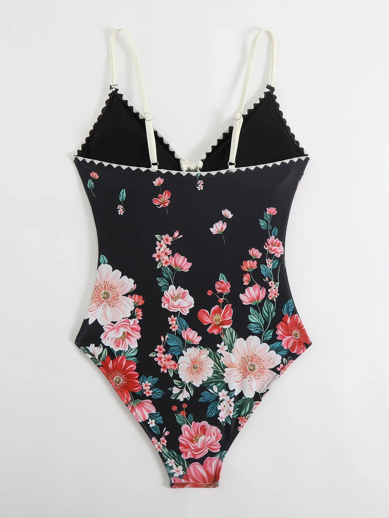 Ensemble Bikini imprimé fleuri 2025 dos nu maillot de bain coupe haute Monokini femmes maillots de bain maillot de bain Push Up une pièce costume body