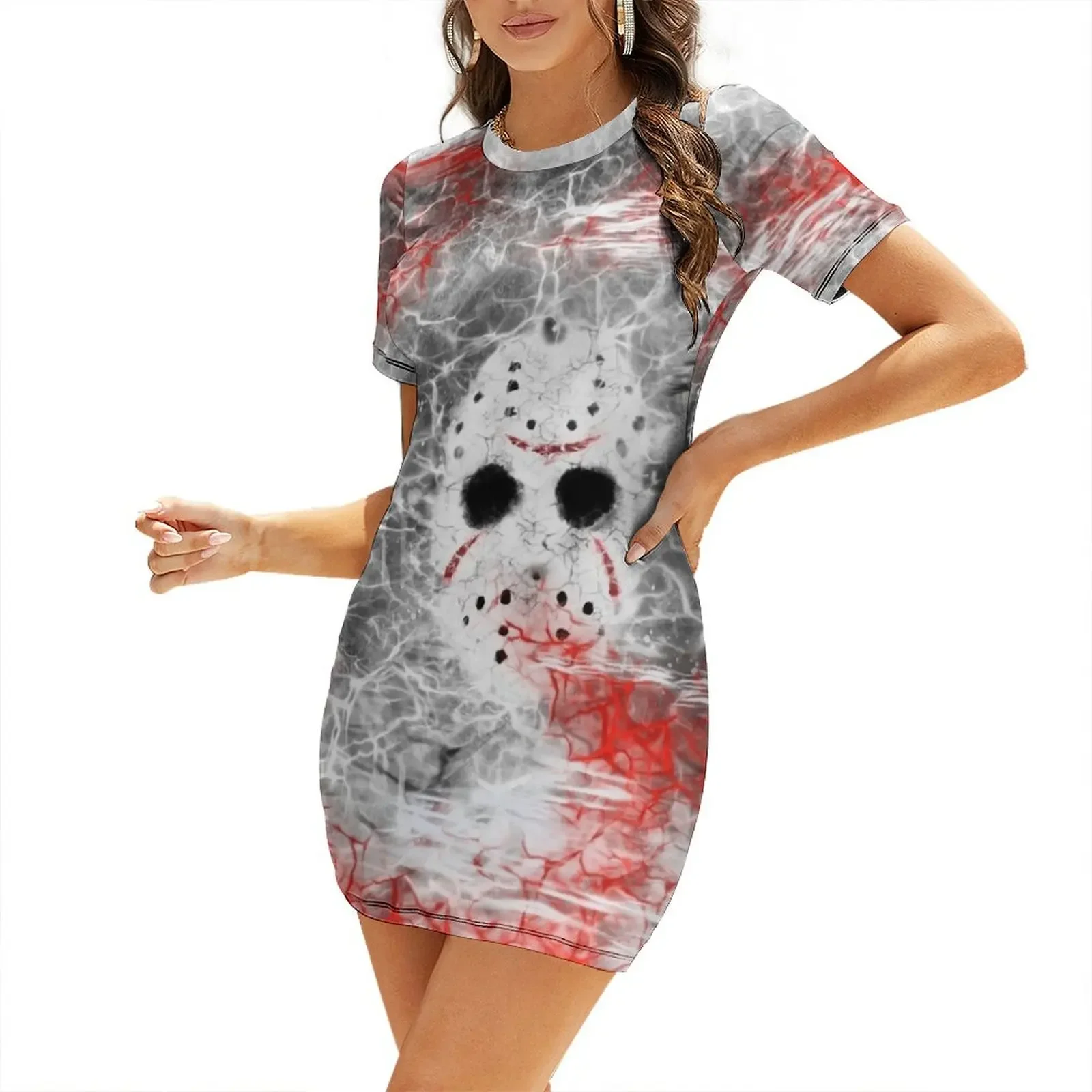

Jason Waiting Short-Sleeved Dress summer woman dress 2025 Dresses Woman clothes summer dress women 2025