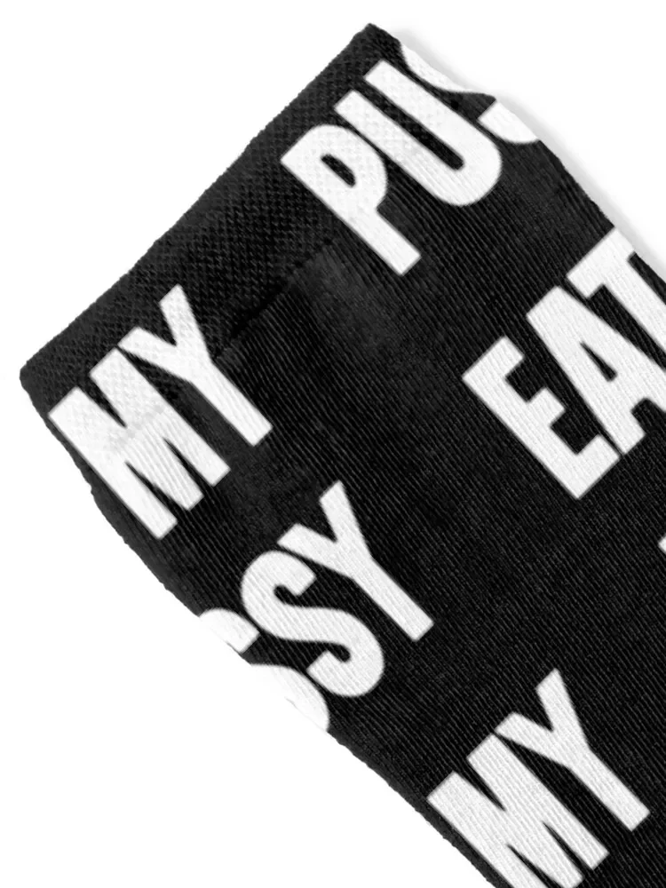 Eat My Pussy Socks heated bright garter luxe Socks Women's Men's