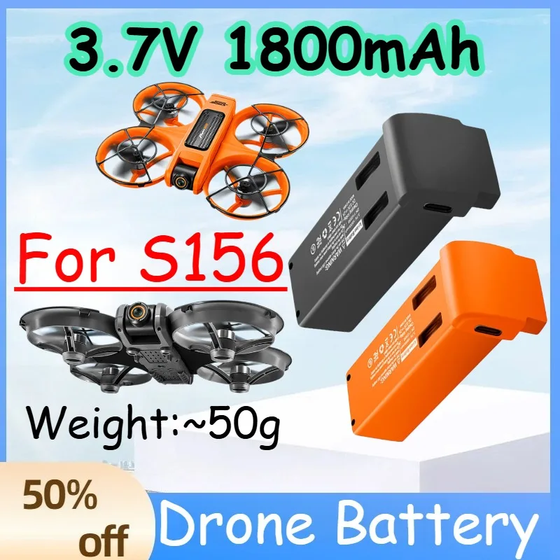 

3.7V 1800mAh High Quality Drone Battery for S156 Model Toy Airplane Replaceable Rechargeable Battery