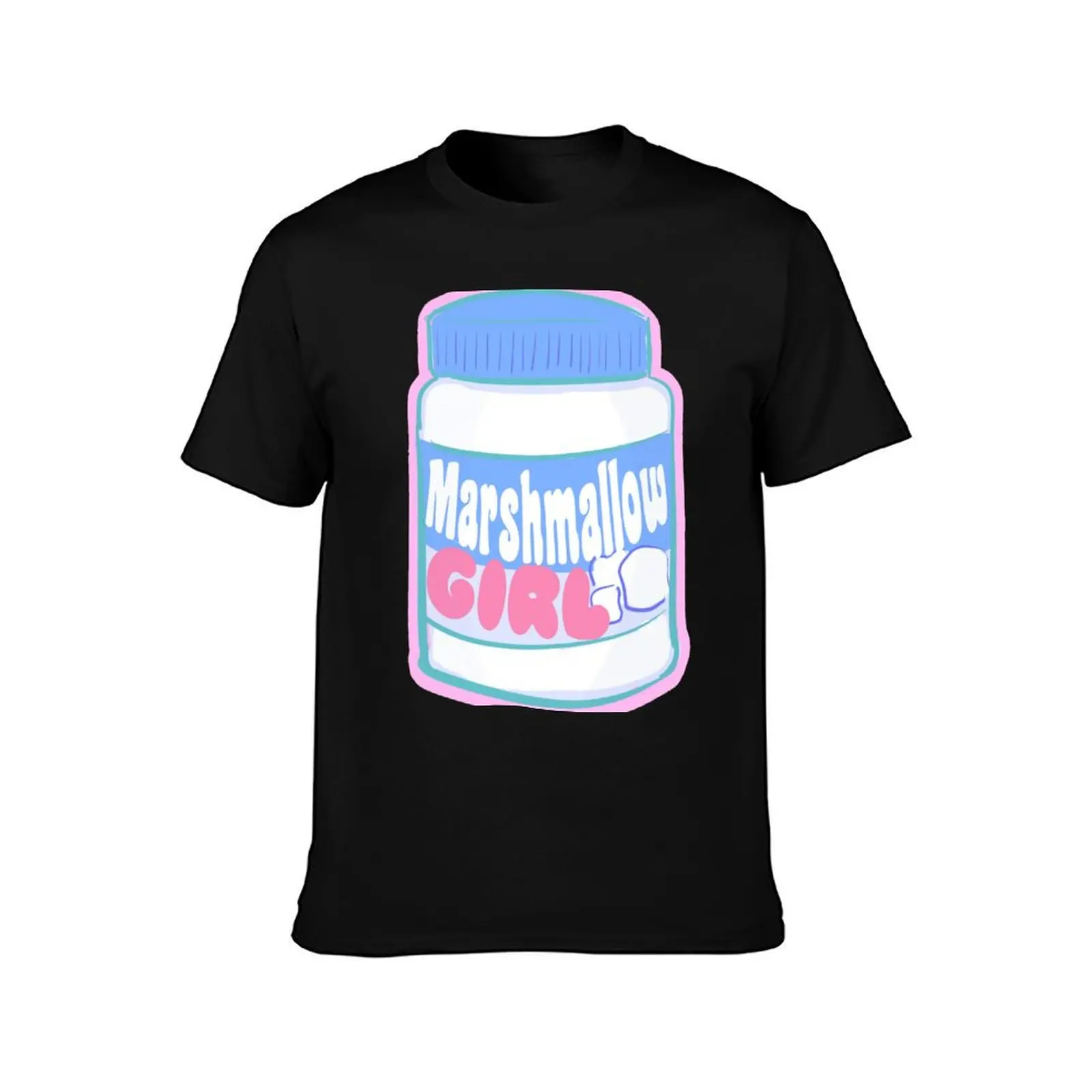 Marshmallow Girl - Creme ver. T-Shirt Daily Work Short Sleeve Top T-Shirt