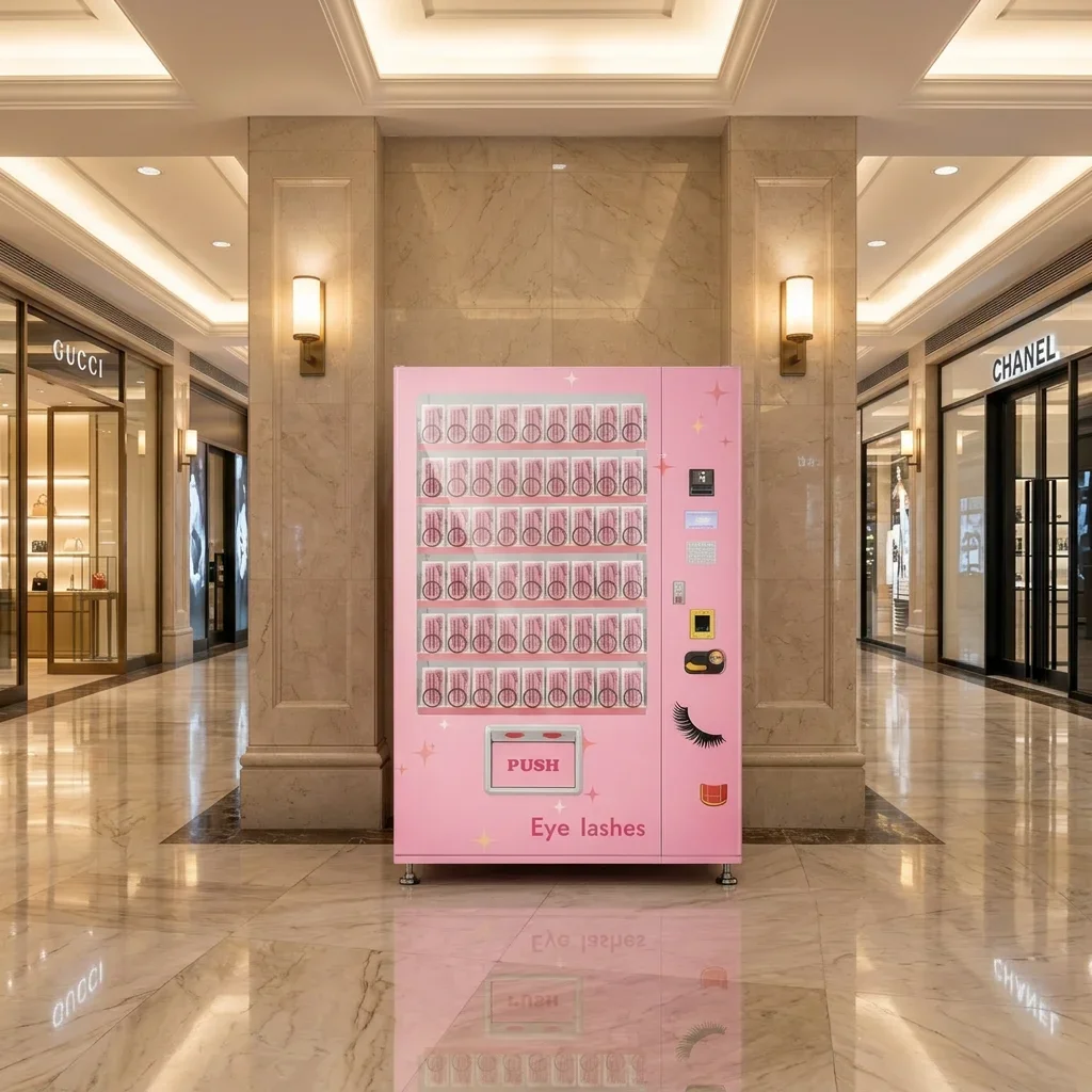 24 Hours Self-service Customizable Beauty   Eyelash Vending Machine Set Liquid Liner Gel Liner Applicator Beauty Makeup