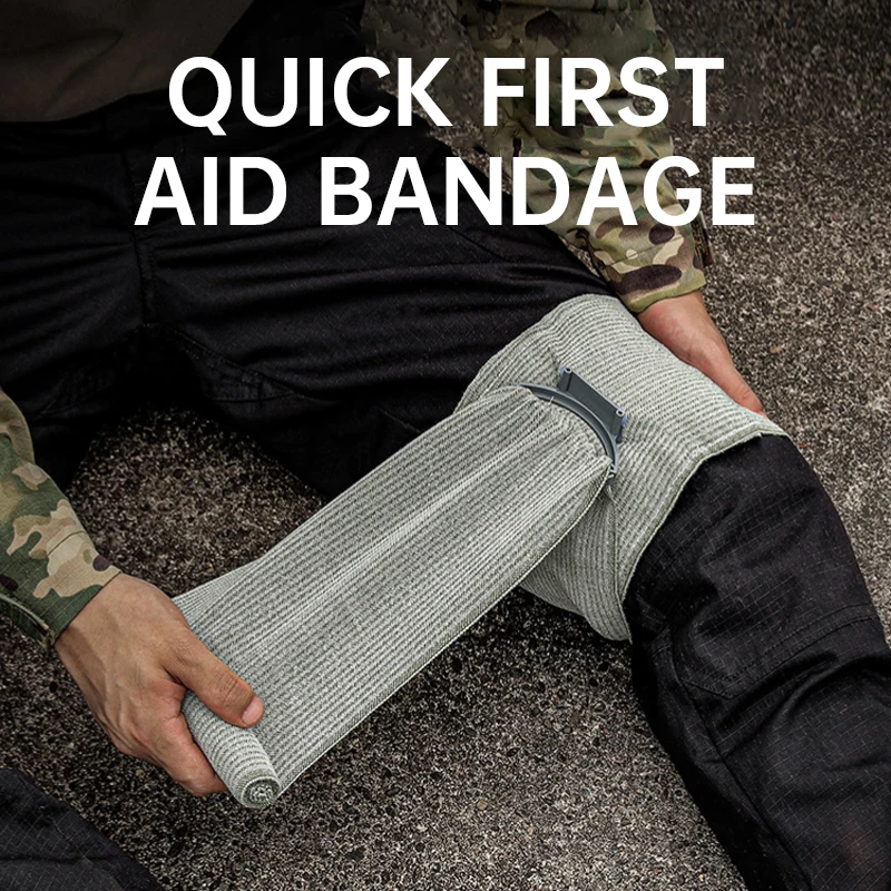 Outdoor Emergency Bandage Compression Wound Dressing Medical Aseptic Vacuum Seal Integrated Elastic Tourniquet First Aid Kit