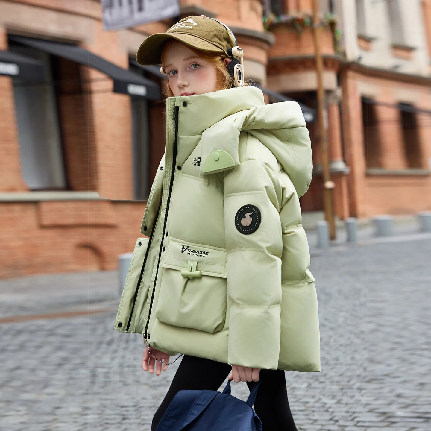 

OLEKID 2025 Winter Down Jacket For Girls Hooded Warm Teen Girl Puffer Jacket 5-12 Years Kids Parkas Children Girl Outerwear Coat