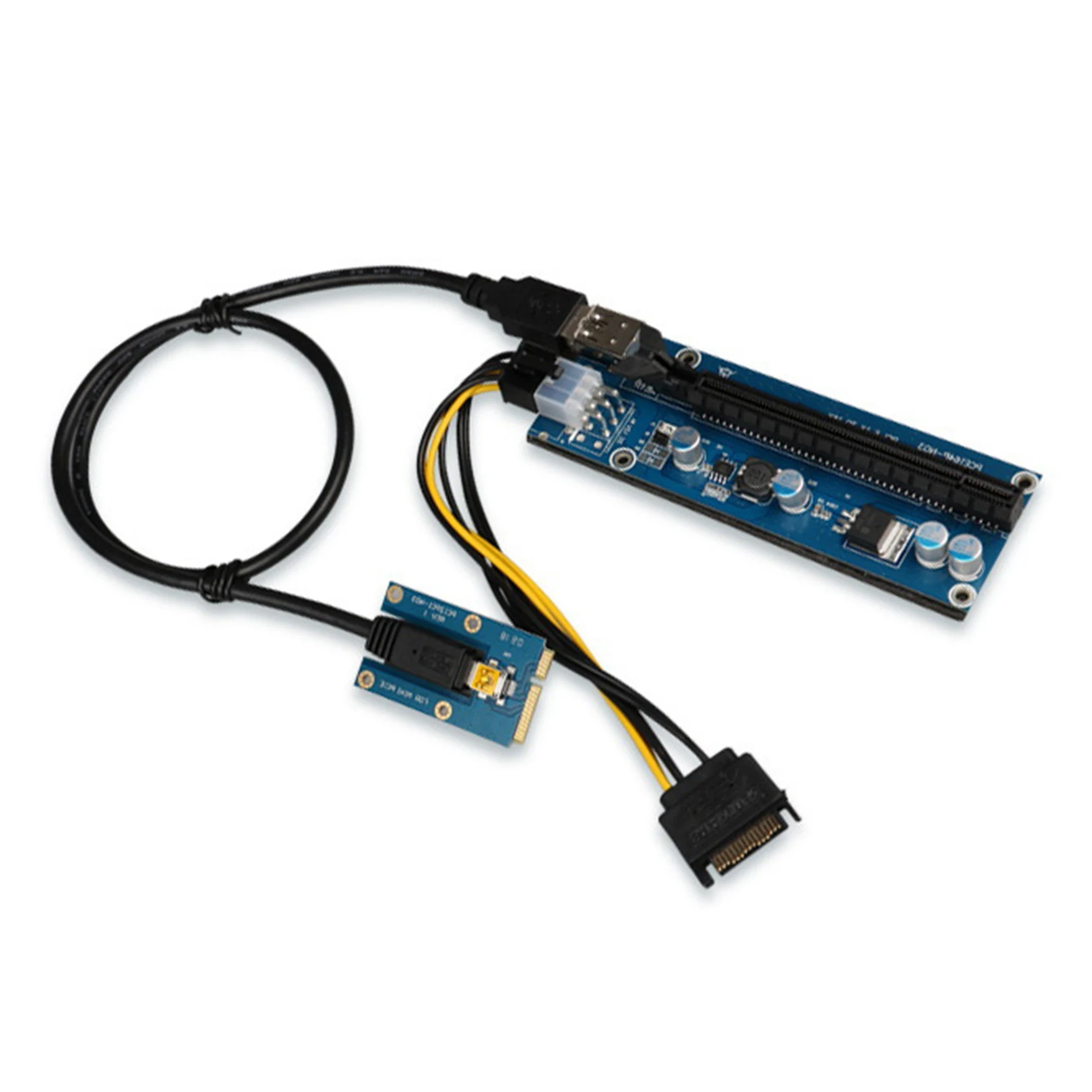 Mini tarjeta gráfica PCIE a PCIE X16, tarjeta de expansión, tarjeta elevadora, PCI Express, adaptador de tarjeta de extensión, Cable de extensión