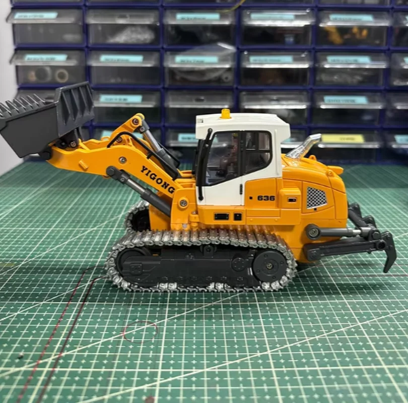 

Hot 1/50 Optimization Screw Drive Loader Remote Control Excavator Alloy Engineering Vehicle Model Rc Construction Toy Boys Gift