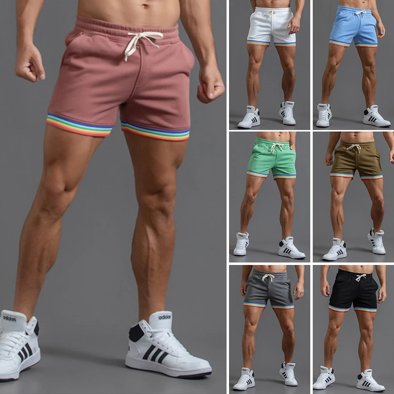 Summer Running Shorts Men Cotton Casual Sport Jogging Shorts Fashion Male Short Pants