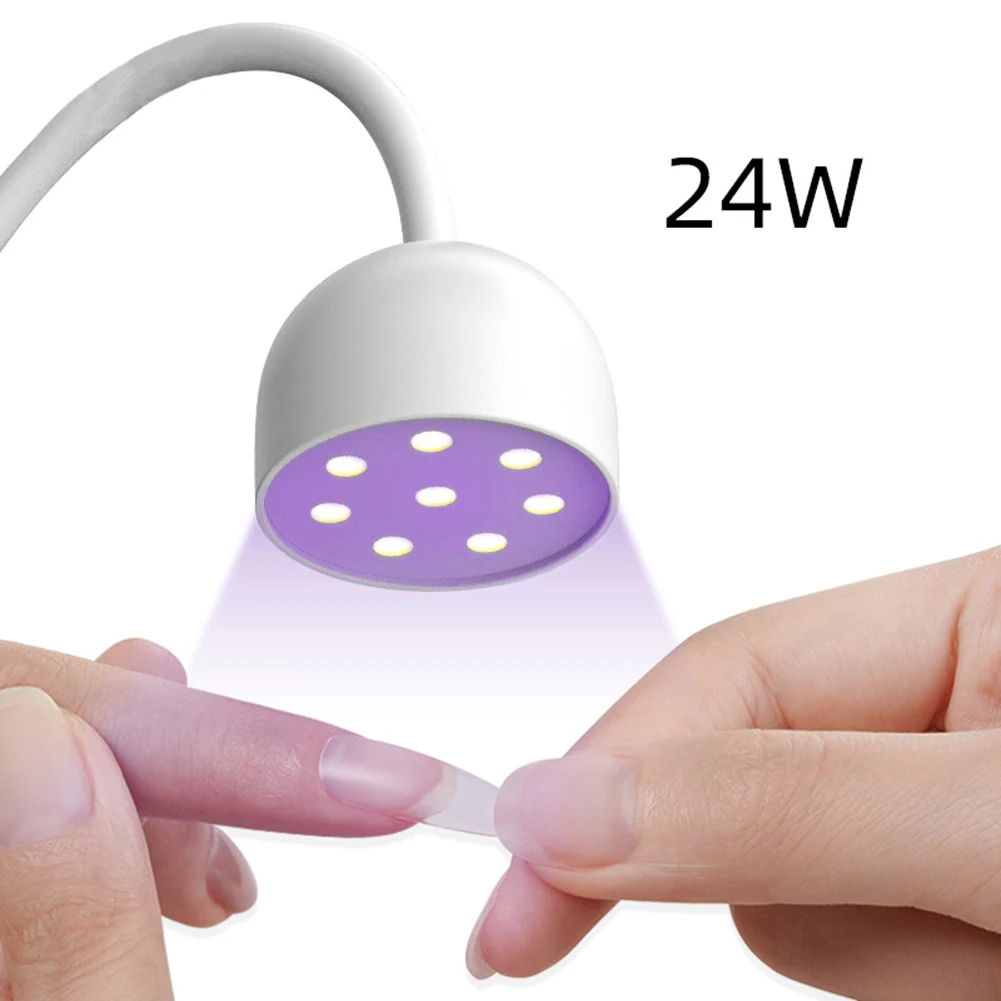 Lotus Nail Lamp Secagem rápida Gel Unha Polonês Secador Luz UV para Unhas de Gel Lâmpada LED Profissional para Manicure (Carregamento)