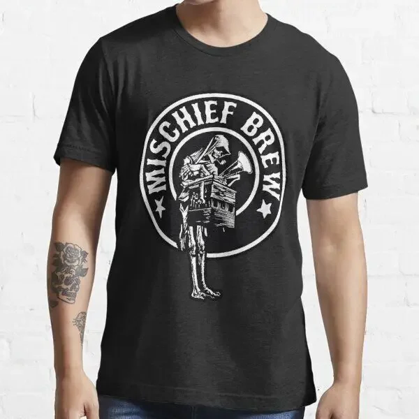Nuovo Popolare! T-Shirt Unisex Mischief Brw American Folk Mischief Brew Old School-image