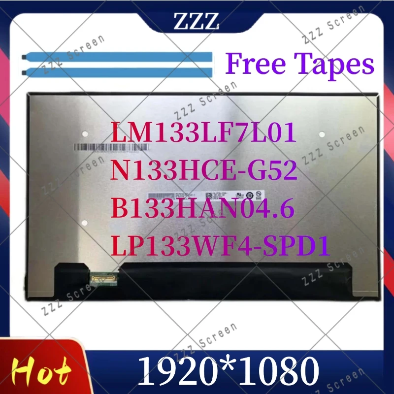 

13,3 дюймовый IPS ЖК-экран для ноутбука LM133LF7L01 N133HCE-G52 B133HAN04.6 LP133WF4-SPD1 для Dell Latitude 5320 7380 7390 панель дисплея