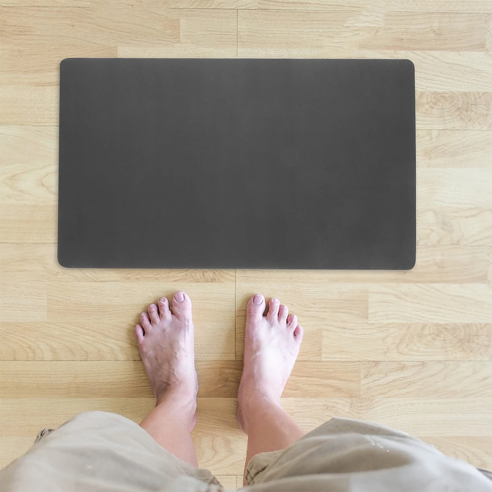 

Solid Color PU Front Door Mat Anti Slip Backing Absorbent Entrance Rug Indoor Doormat Entryway Floor Mat