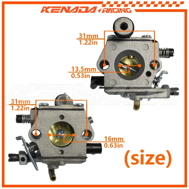 Chainsaw Carburetor Kit For MS260 026 MS240 024 Replacement Parts