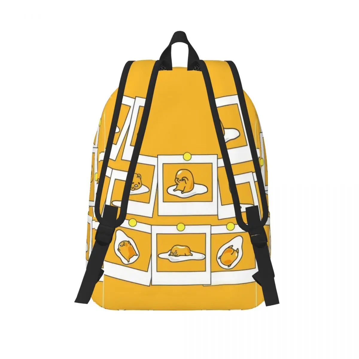 Mochila Gudetama con bonitos huevos de dibujos animados para niño y niña, mochila escolar para estudiantes, mochila de viaje para preescolar y guardería