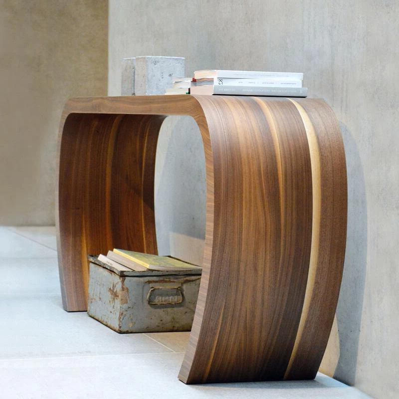 أثاث منزلي جميع العناصر Miji Fenggu Guan Taipei أوروبا طاولة ضيقة طويلة الجوز الرجعية بسيطة الحديثة النمط الإيطالي مدخل Ca