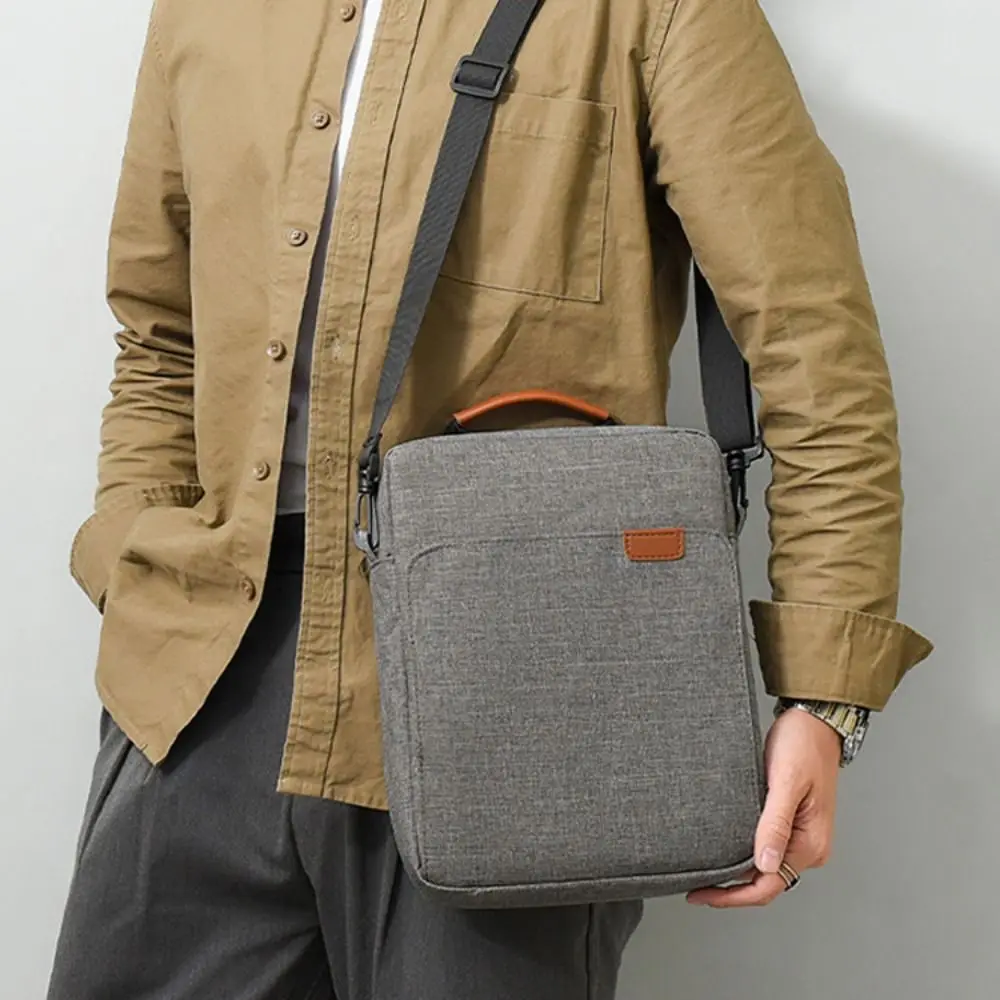 9/11/13.3 inch Tablet Sleeve Case Concealed Hand Strap Universal Shoulder Bag Shockproof Wear-resistant Laptop Carrying Case