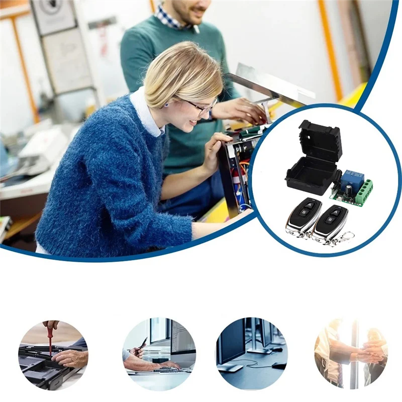 M13K-433 Mhz RF Transmitter Remote Control Wireless Remote Control Switch Universal DC12V 1CH Relay Receiver Module