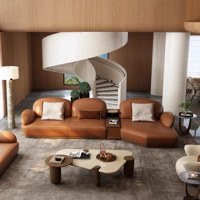 Moderne, einfache Wohnzimmersofas, Raumdekoration, minimalistische Holzsofas, klarer Balkon, platzsparend, Muebles-Möbel im chinesischen Stil