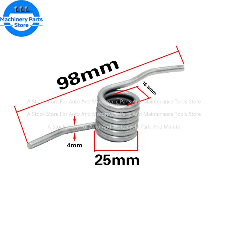 3T/4T Horizontal Jack Spring Repair Parts Hydraulic Trolley Roof Return Spring Tow Handle
