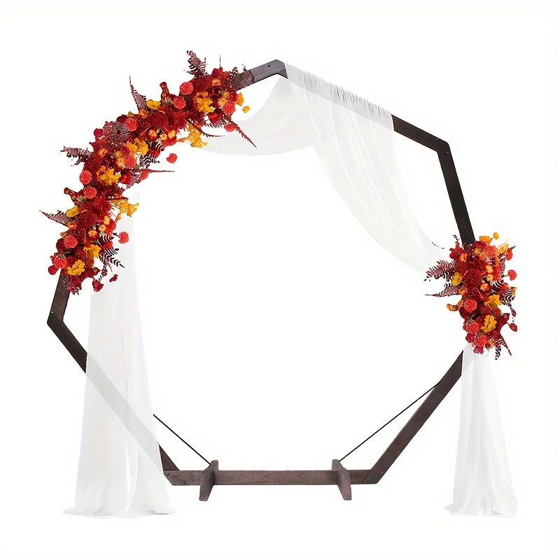 

7.4ft Wedding Arch, Used for Indoor and Outdoor Parties, Christmas, Halloween, Wooden Arch Wedding, Rural Farmhouse Theme Deco