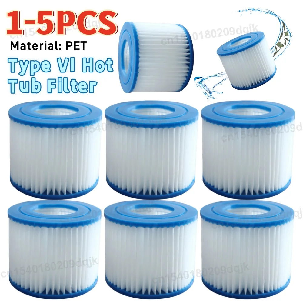 

Type VI Pool Filter Replacement Swimming Pool Filter for Flowclear Size VI Filter Cartridge Lay-Z-Spa for Intex Filter