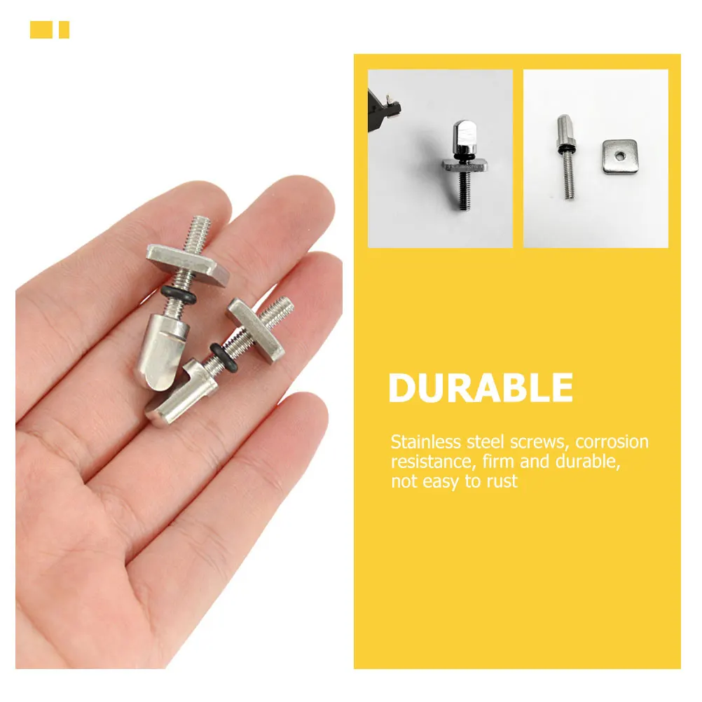 

4 Pcs Tail Rudder Screw Surf Fins Surfboard Surfing Accessories Single for Screws Replaceable Inflatable