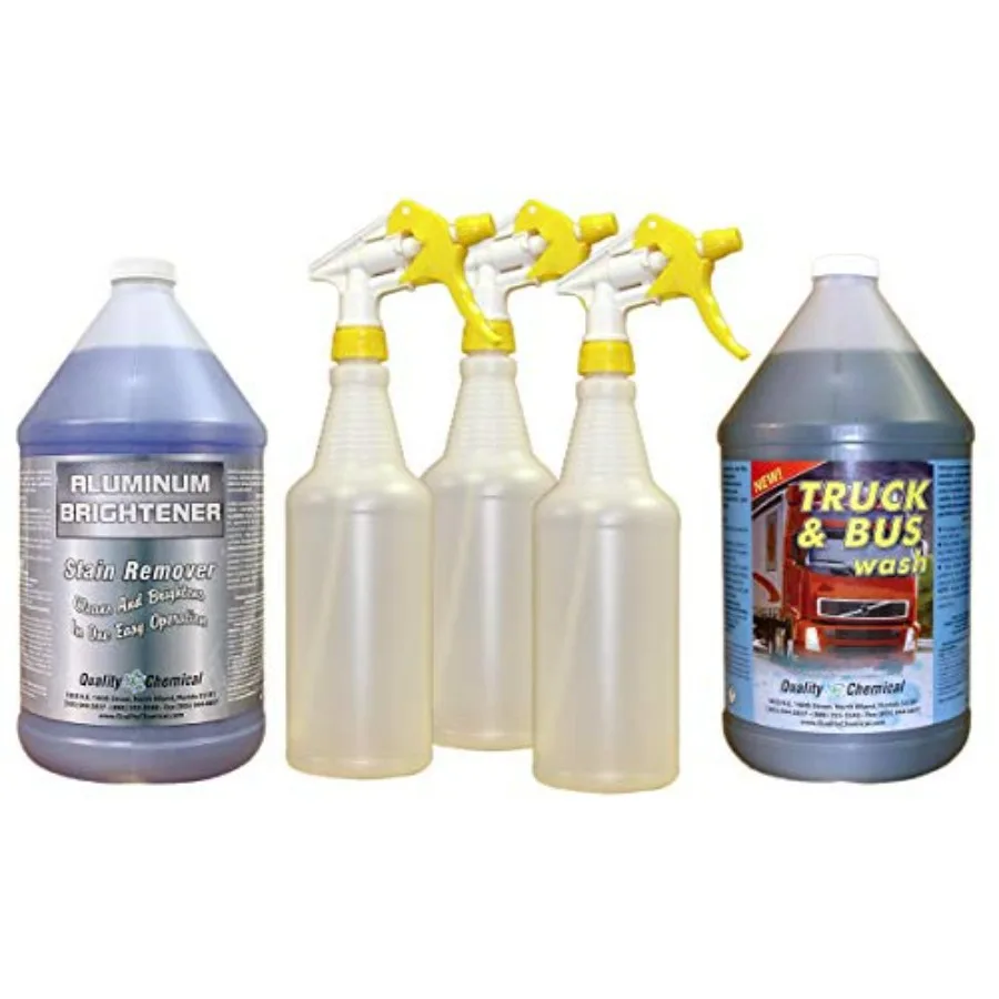 

Средство для мытья грузовиков и очиститель алюминия с распылителями для автомобильной чистки, для серебристых металлических поверхностей, эффективно удаляет грязь и налет