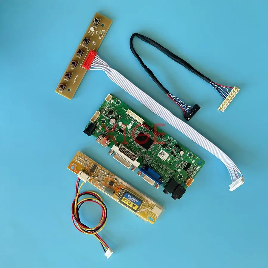 

For QD14TL02 LP141WX3 LP141WX1 QD14TL01 Matrix Controller Drive Board DIY Kit 1280x800 1280*800 HDMI+DVI+VGA LVDS 30-Pins 1-CCFL