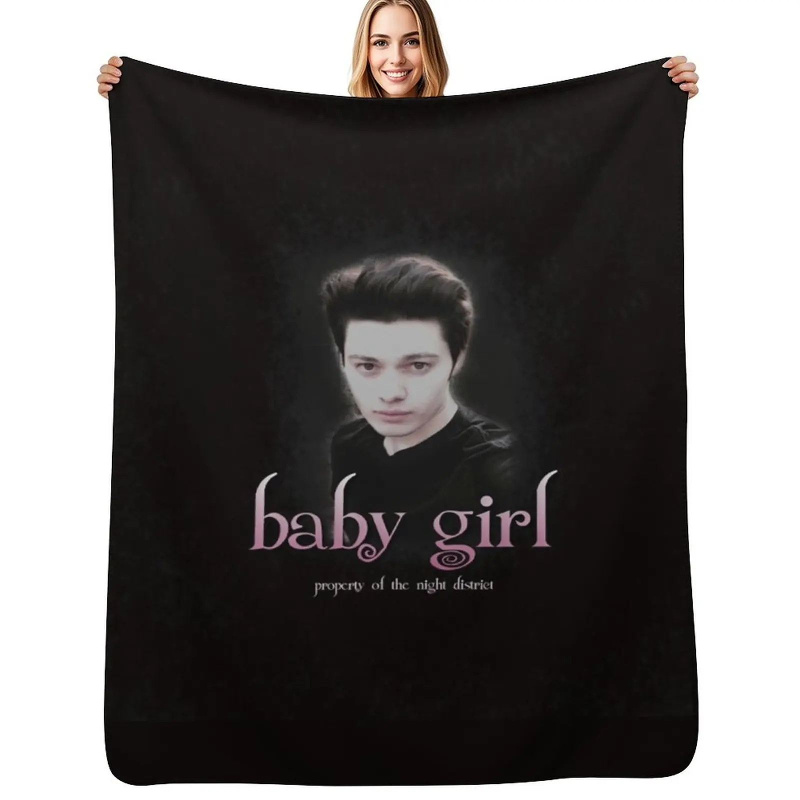 sparkly vampire lookalike baby girl Throw Blanket Luxury Summer Beddings Designers manga Soft Plush Plaid for sofa Blankets