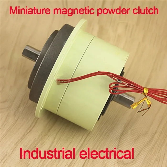 

Miniature Magnetic Powder Clutch Small 5N.m Double Out-shaft PMC-0.5 Tension DC24V Bonding Machine ZKA-5 Motor