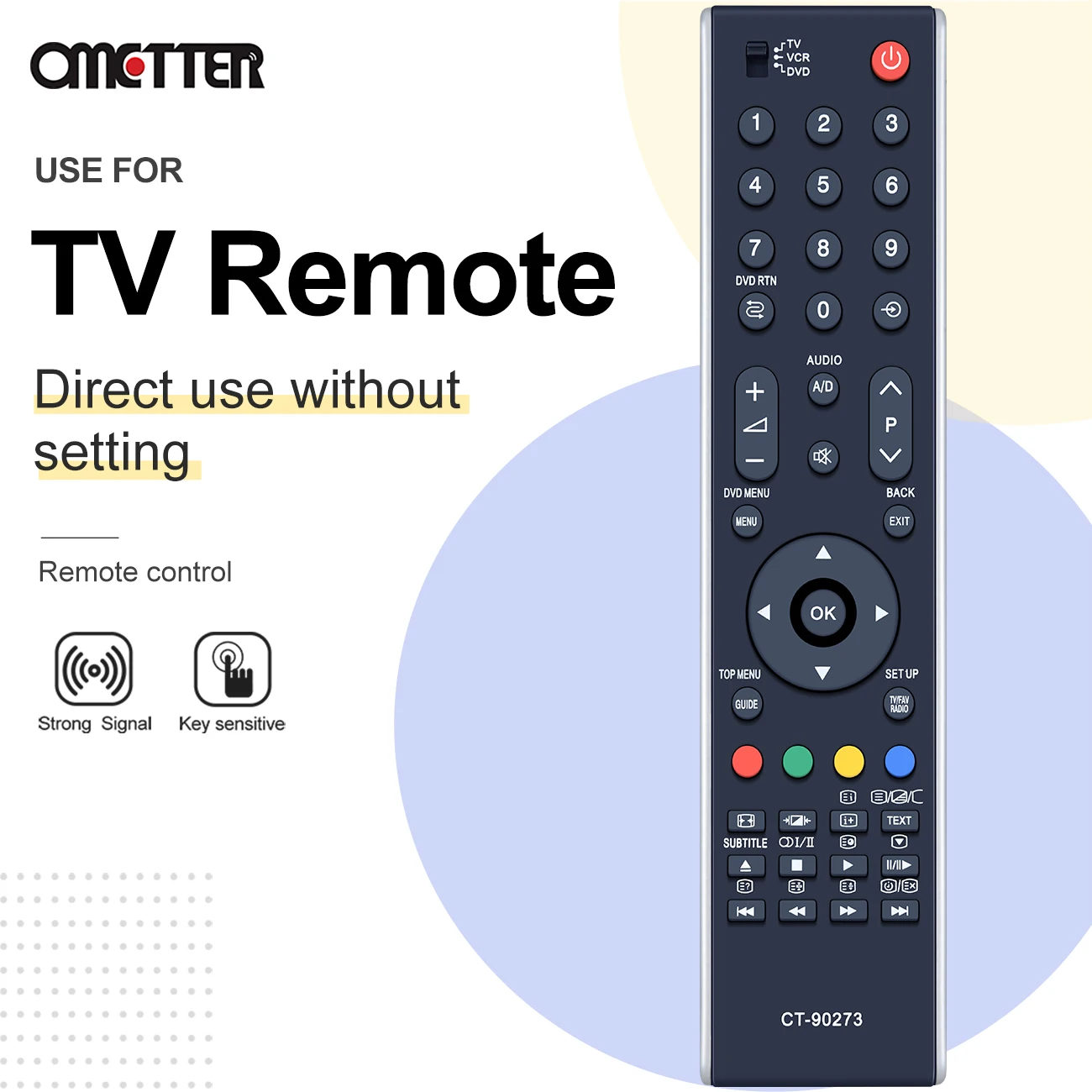 Neue CT-90273 passt für Toshiba Plasma TV Fernbedienung 32C3030D 37C3030D 37X3030D 42C3030D 42X3030D