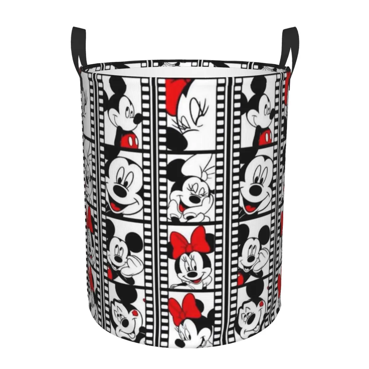 Customized Mickey Mouse Laundry Basket Collapsible Clothing Hamper Toys Organizer Storage Bins