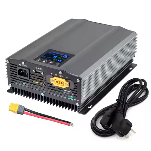 800W Grid Tie Micro Inverter with Limiter Function 16-28V DC / 12V Battery Discharge WiFi Optional New Designed Inverter