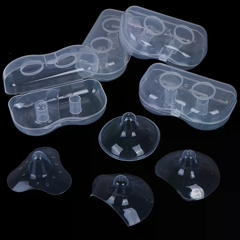 2Pcs/Lot Silicone Nipple Protectors Feeding Mothers  Protection Cover