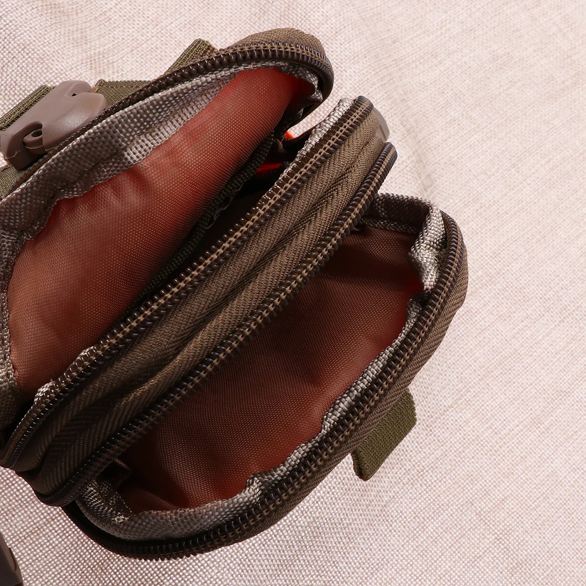 

Waterproof Waist Pack Belt Bag Outdoor Sports Lightweight Durable Oxford Fabric Multi-Pocket Headphone Hole For Running