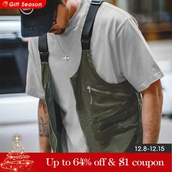 Maden Vintage multi-pocket mouwloos nylon vest Amekaji Outdoor vervormbaar tactisch vest Functionele dual-purpose boekentas