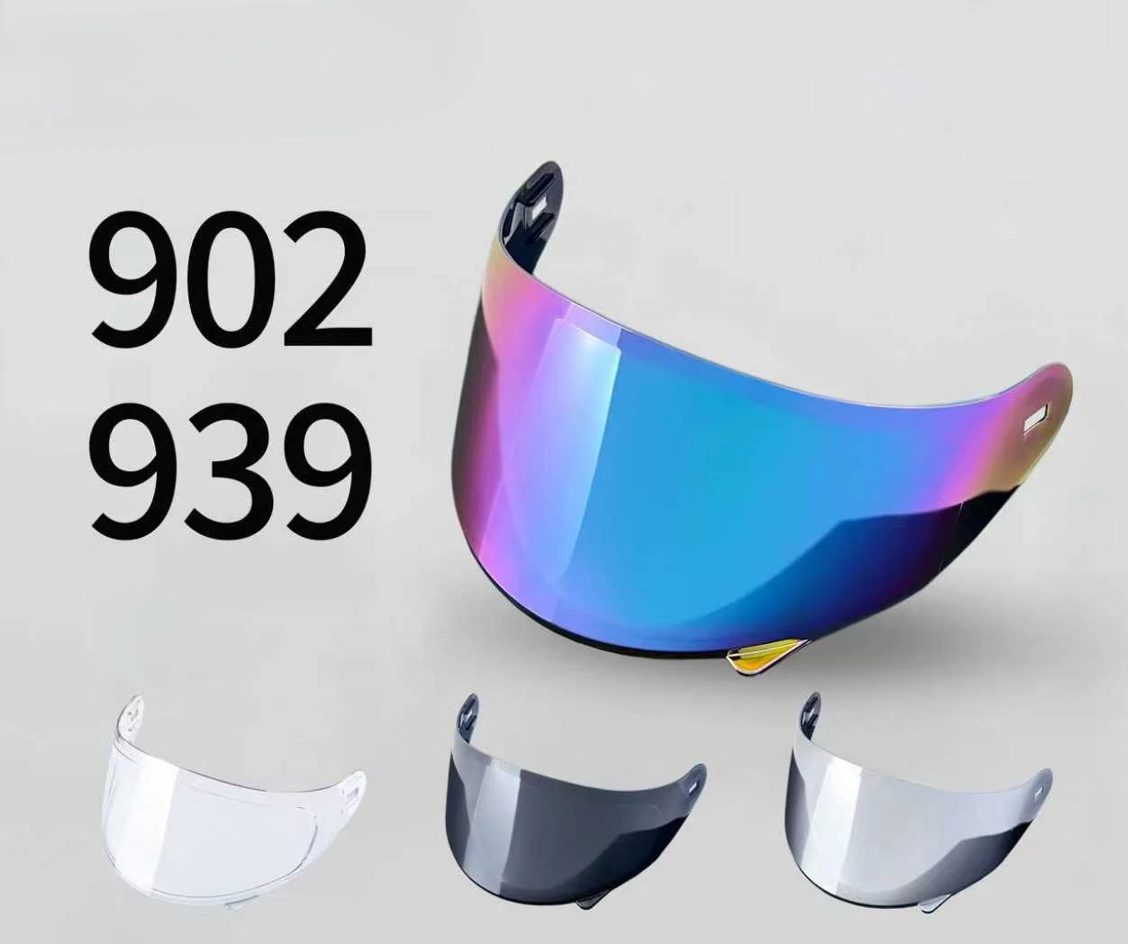 

HNJ902 Helmet Lenses for 902 ，939 Helmet Lenses Day and Night Universal UV Protection Lenses
