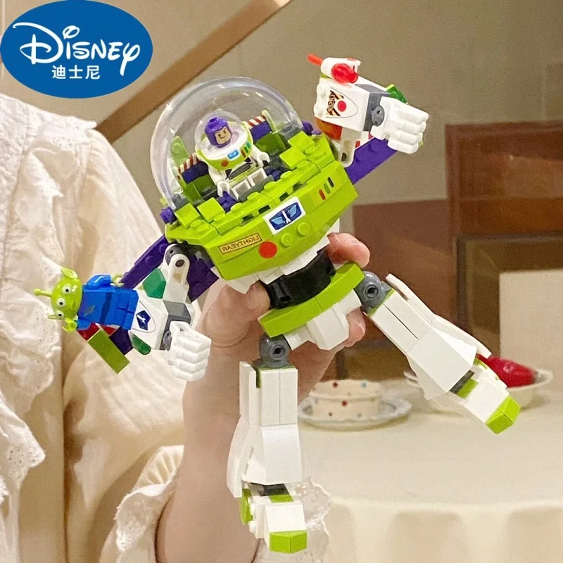 2024 Disney Pixar Toys Story Buzz Lightyear Moc Mecha Puzzle Assembled Building Block Toys Gifts For Children Boy Assembly Toyss